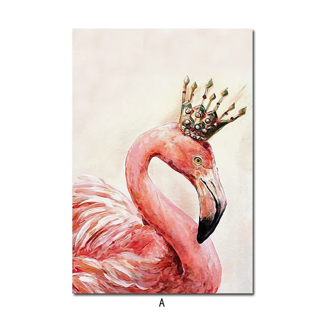Art mural Canvas Flamand Rose