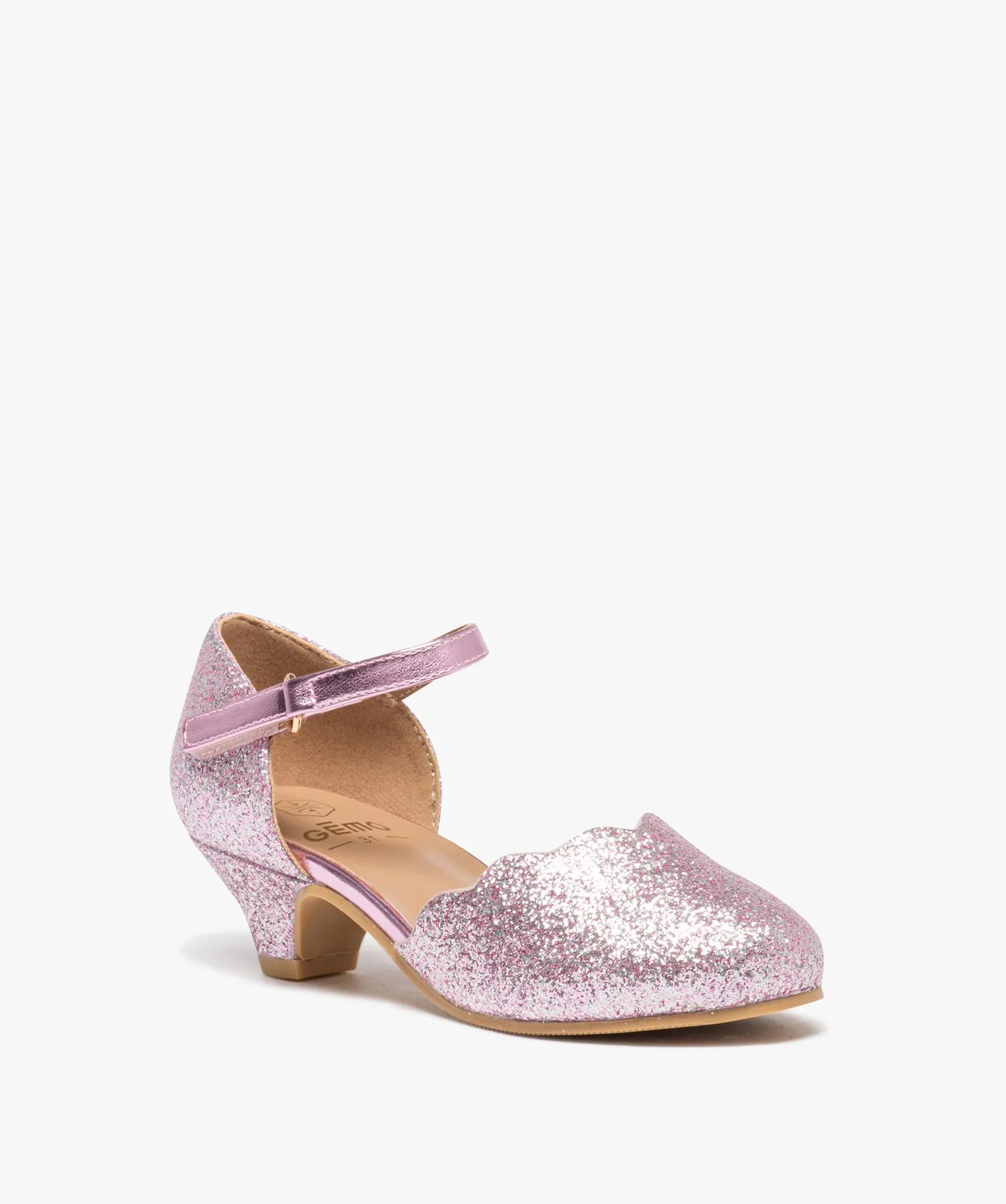 babies a talon pailletees fille rose