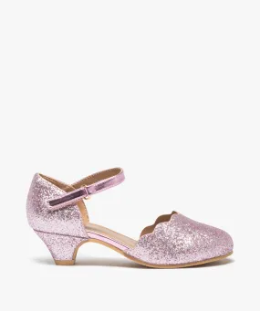 babies a talon pailletees fille rose
