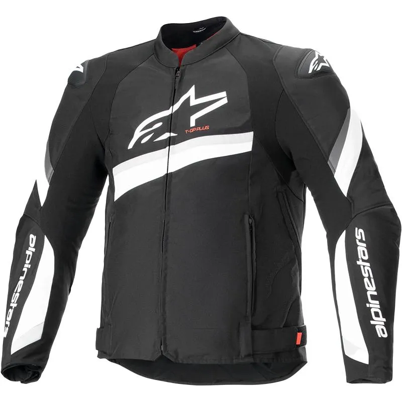 Blouson T-GP PLUS R V4 ALPINESTARS noir/blanc - MAXXESS.FR, Blouson moto textile