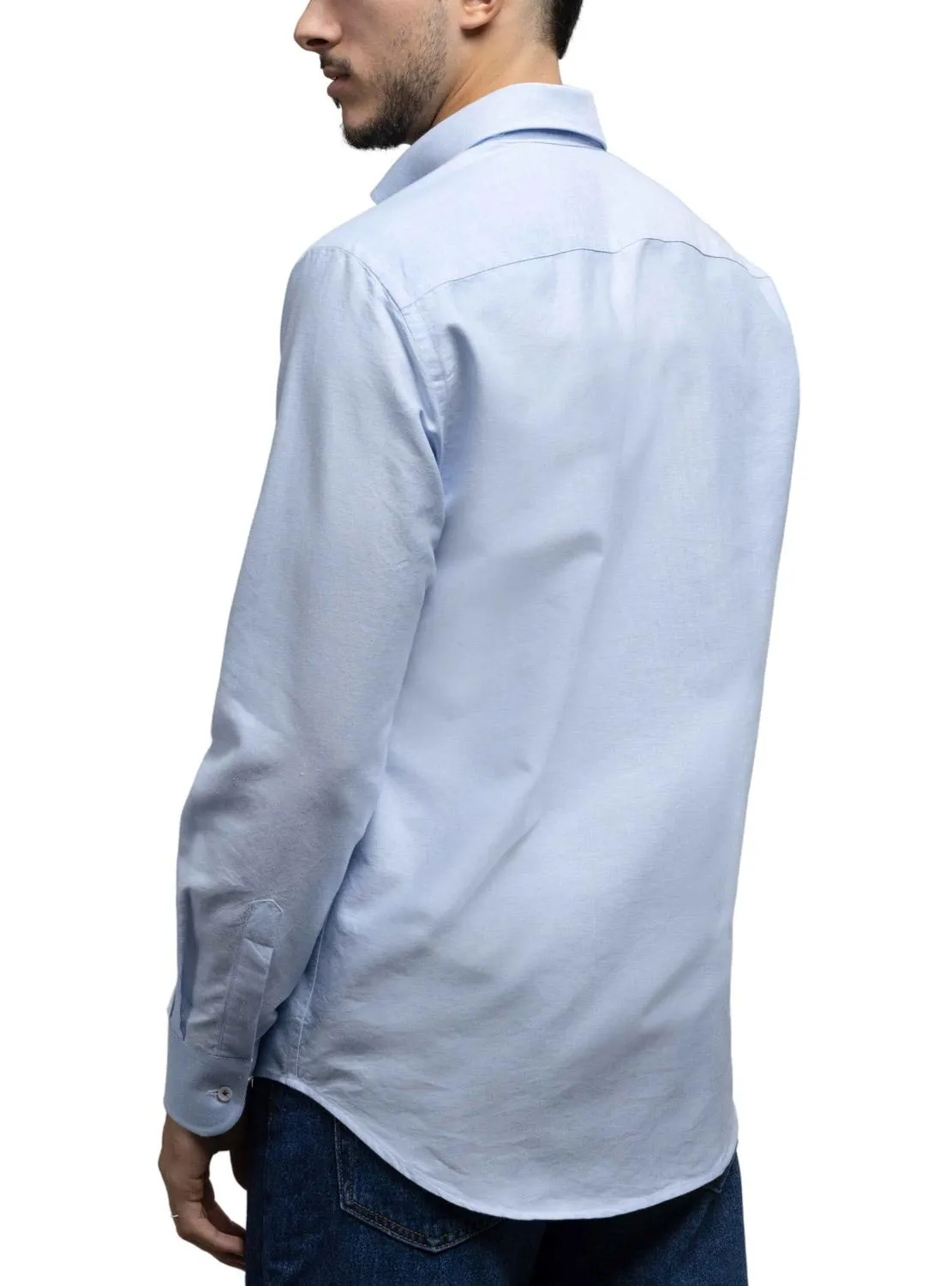 Chemise Klout Oxford Bleu clair pour Homme