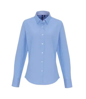 Chemise manches longues - Femme - PR338 - bleu oxford