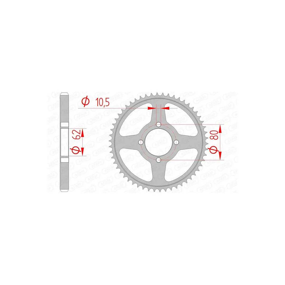 Couronne Acier AFAM 12224