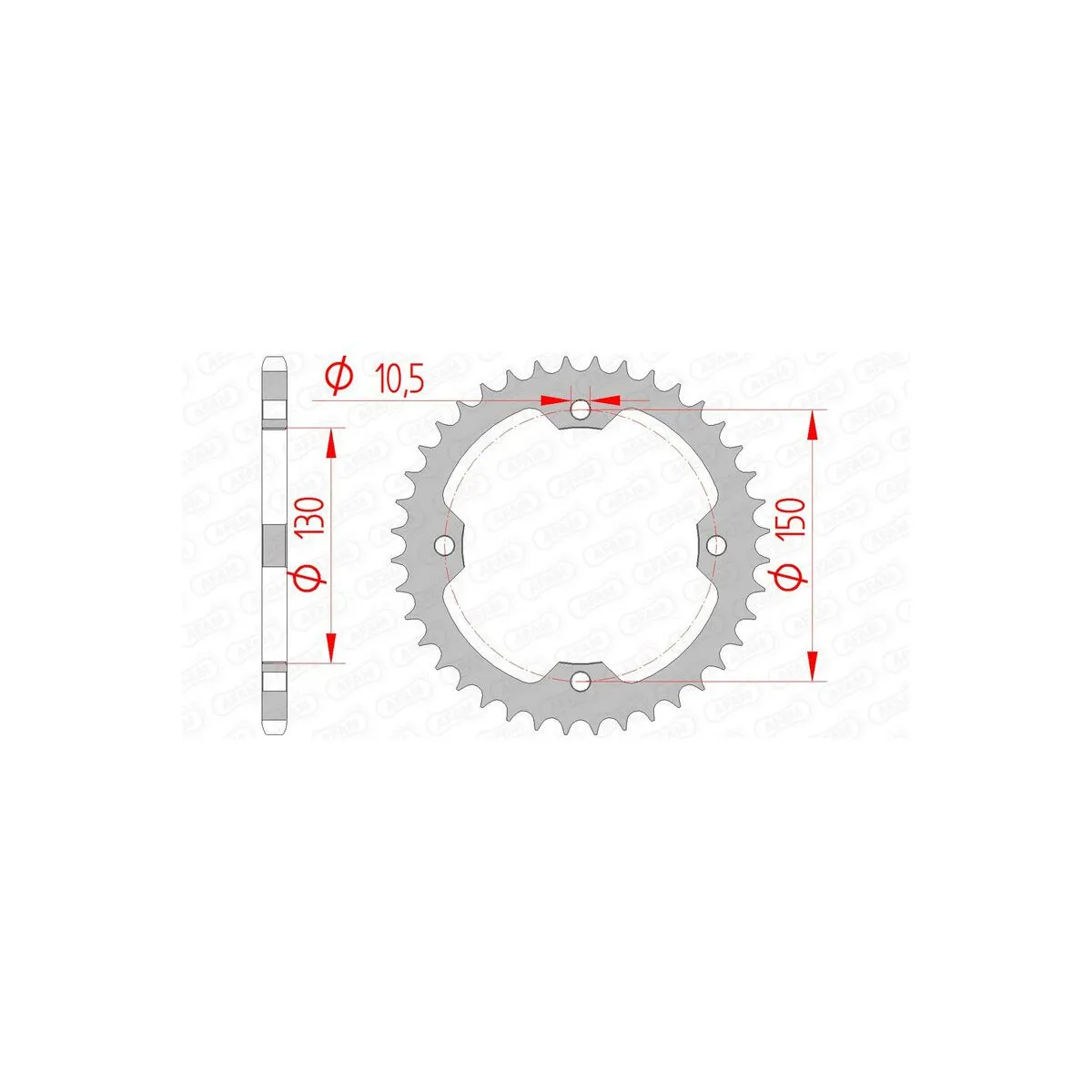 Couronne Acier AFAM 92328