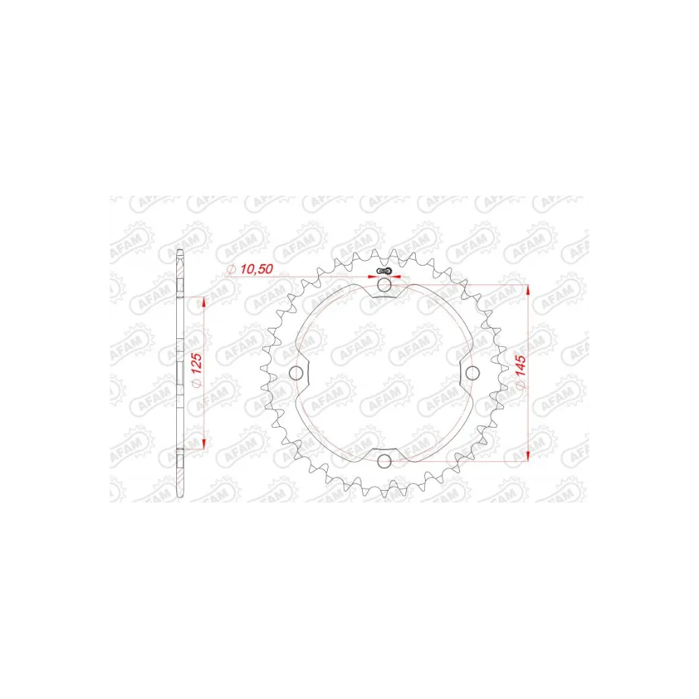 Couronne AFAM ANTI BOUE 43 DENTS
