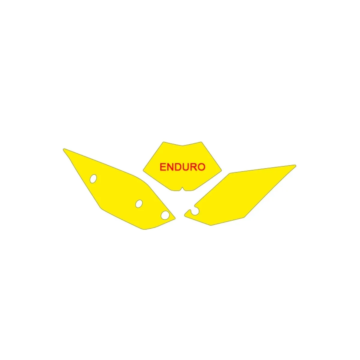 Fonds de plaques BLACKBIRD prédécoupés enduro Beta RR 2013-2014