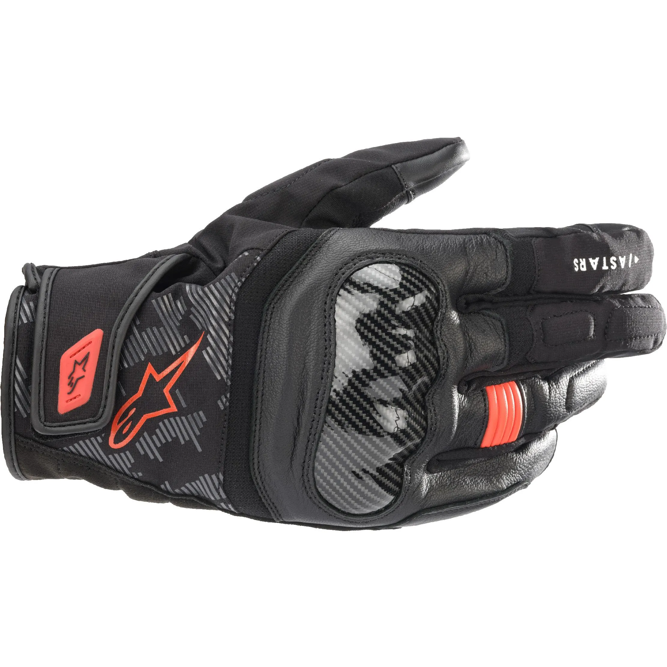 Gants SMX Z DRYSTAR ALPINESTARS noir/rouge - MAXXESS.FR, Gants moto mi-saison