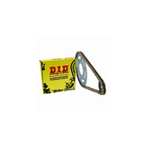 Kit chaine 520 acier DID - SUZUKI 400 DR-Z SM 2005-2015