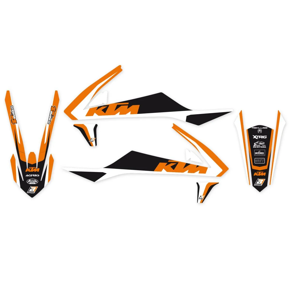 Kit déco + housse de selle BLACKBIRD Dream Graphic 4 KTM 85 SX 2018-2019