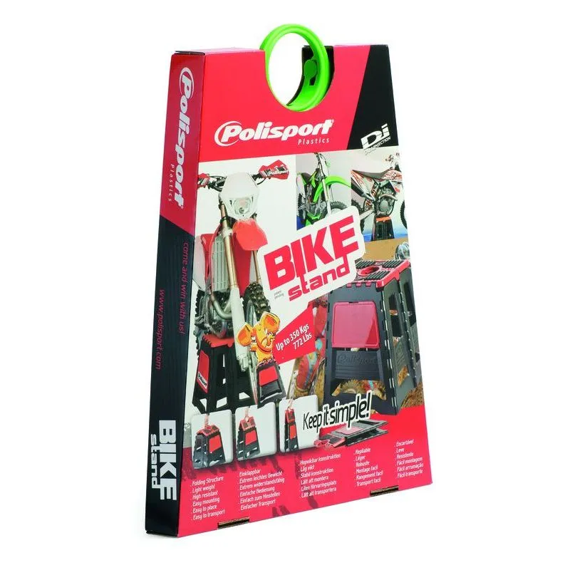 Lève-moto fixe POLISPORT repliable noir - piecemotoquad