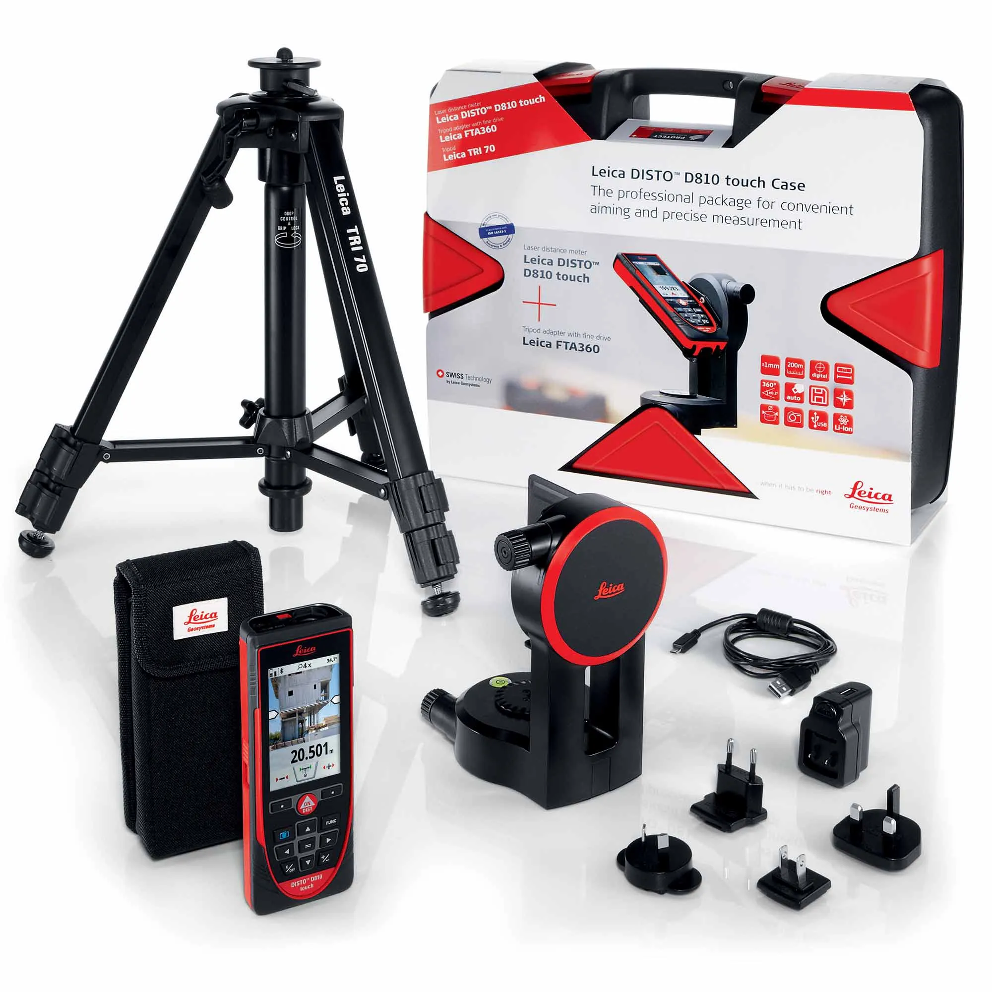 Mètre Leica DISTO D810 PRO PACK