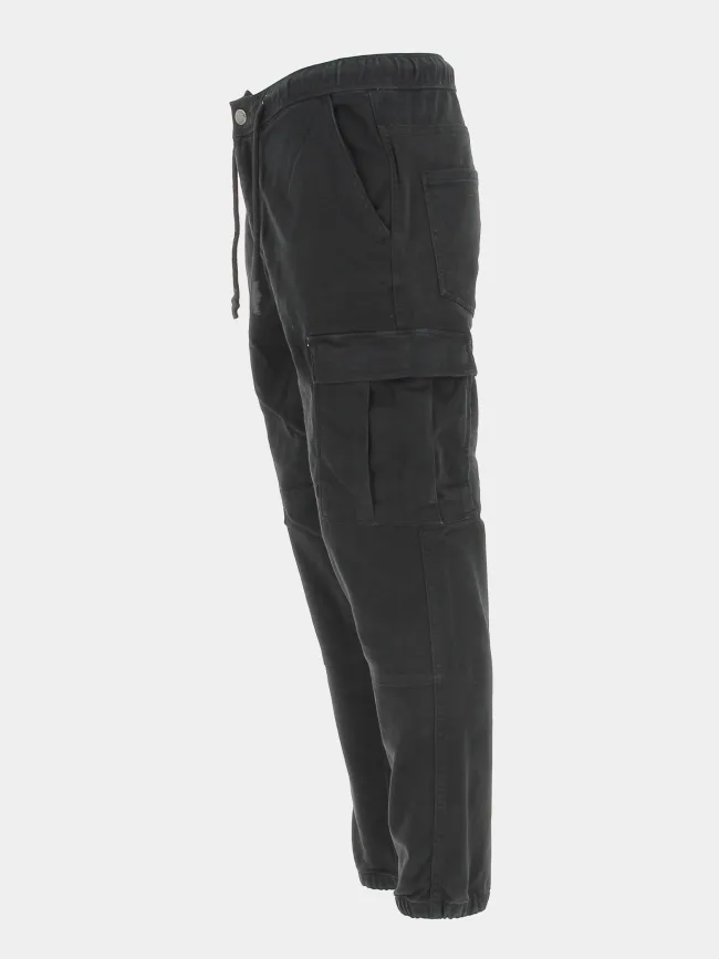 Pantalon cargo pikers noir homme - Teddy Smith | wimod