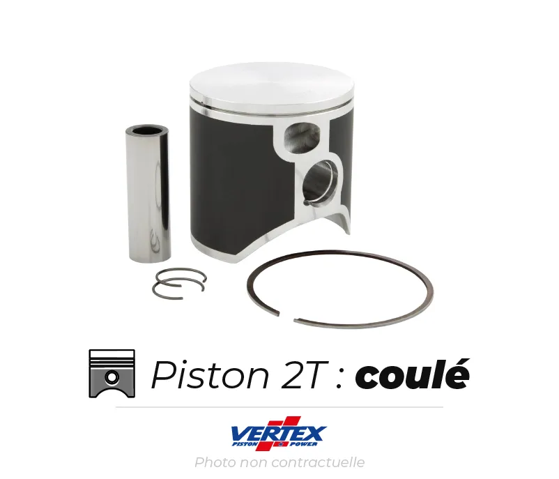 Piston Vertex coulé kx65 '00-11 ø44.44mm
