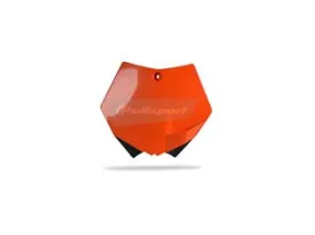 Plaque numéro frontale POLISPORT orange KTM