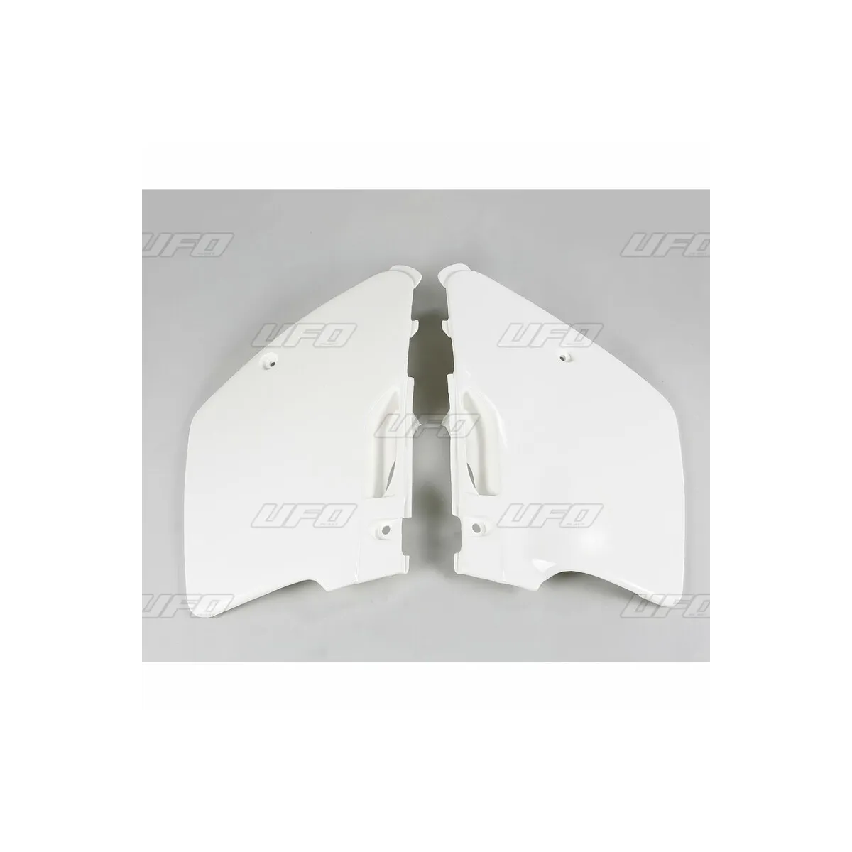 Plaques latérales - Blanc - UFO Kawasaki 125 250 KX 1994-1998