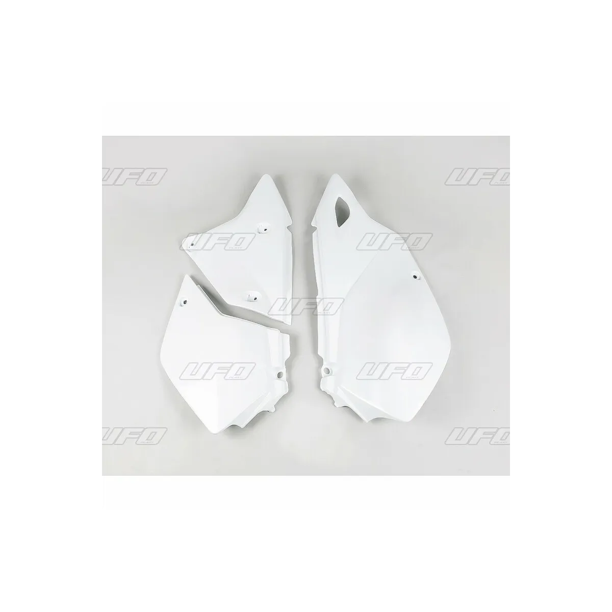 Plaques latérales - Blanc - UFO Suzuki 400 DRZ E 2000-2016
