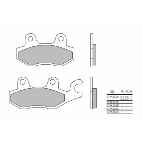 Plaquettes de frein BREMBO 07YA2206 carbone céramique