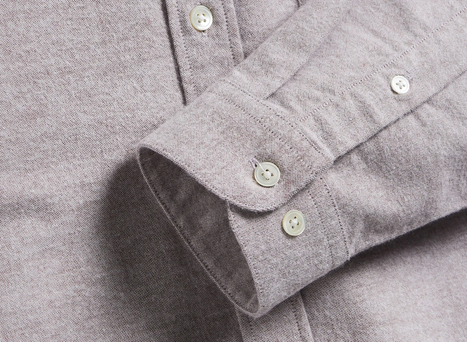 Portuguese Flannel Brushed Oxford Shirt Bordeaux