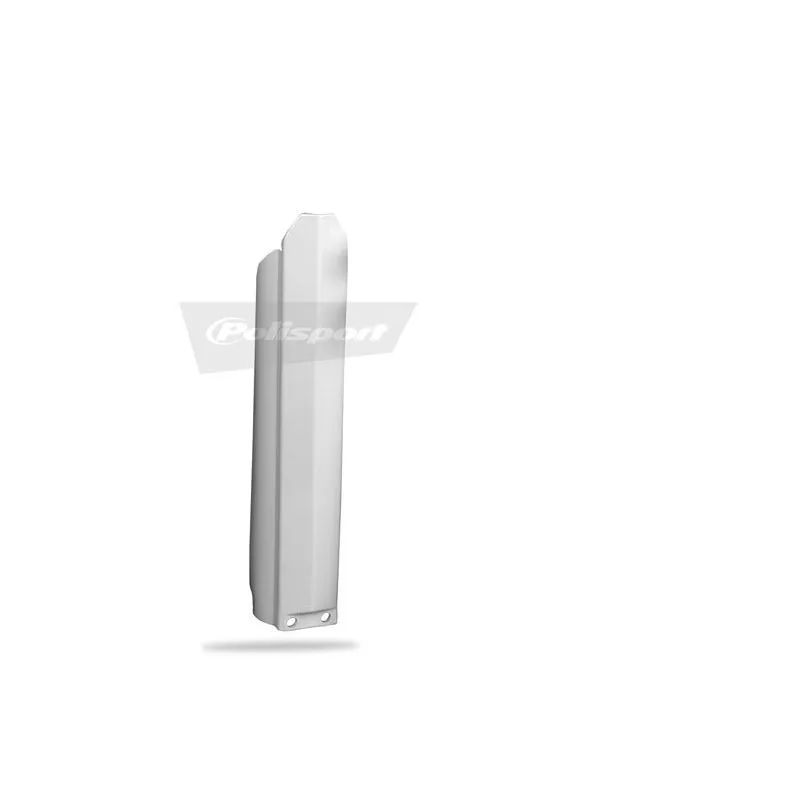 Protections de fourche Polisport blanc Yamaha:PS119W03 - piecemotoquad