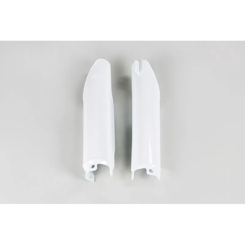 Protections de fourche UFO blanc moto honda