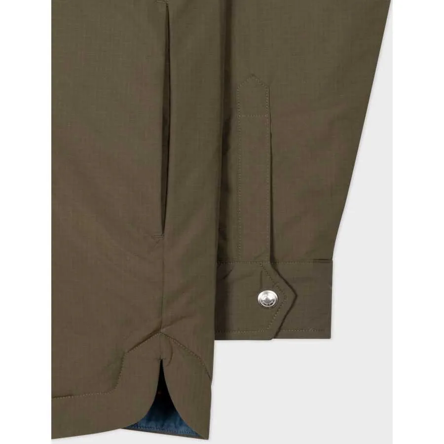 Surchemise Ripstop Kaki - Paul Smith pour hommes à toulouse