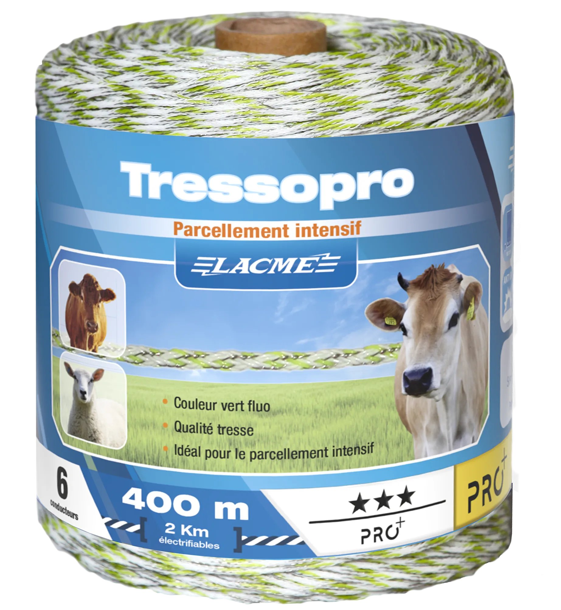 Tressopro, fil de clôture Lacmé - Clôture électrique