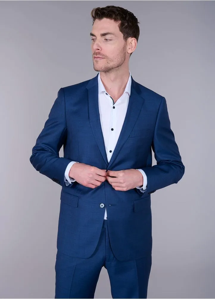 VESTE DE COSTUME EN FIL À FIL DE LAINE VIERGE