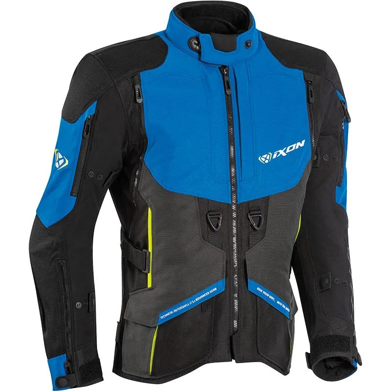 Veste RAGNAR IXON noir/anthracite/bleu - MAXXESS.FR, Veste moto